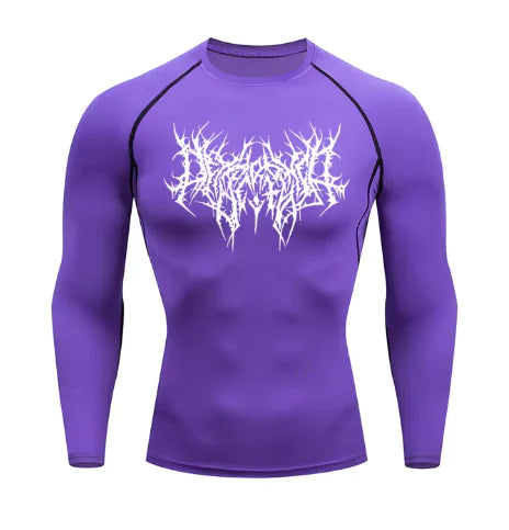 Camiseta de compresión para entrenamiento de hombres