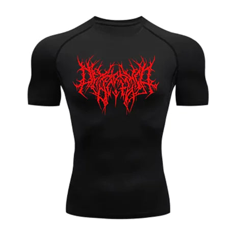 Camiseta de compresión para entrenamiento de hombres