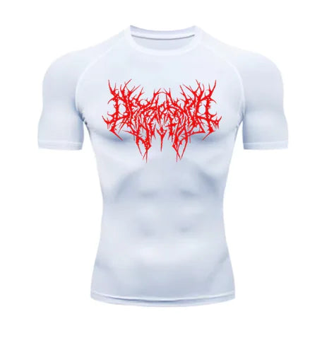 Camiseta de compresión para entrenamiento de hombres