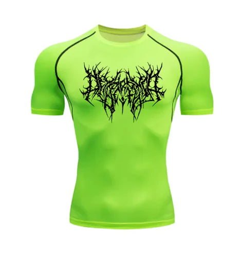 Camiseta de compresión para entrenamiento de hombres