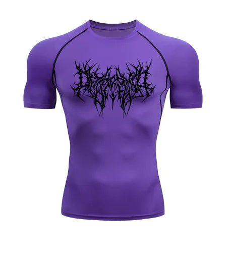 Camiseta de compresión para entrenamiento de hombres