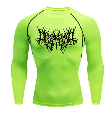 Camiseta de compresión para entrenamiento de hombres