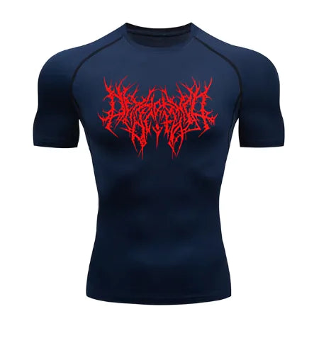 Camiseta de compresión para entrenamiento de hombres