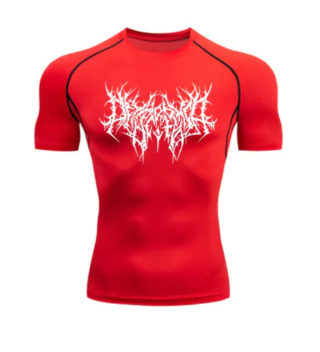 Camiseta de compresión para entrenamiento de hombres