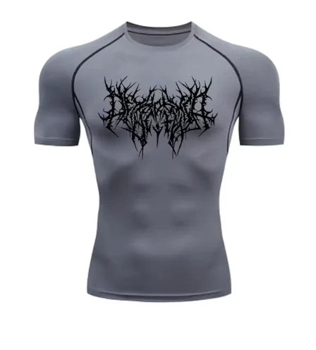 Camiseta de compresión para entrenamiento de hombres